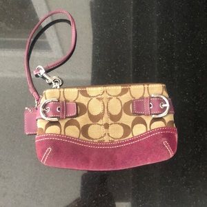 Coach money and change wallet